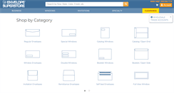 Desktop Screenshot of envelopesuperstore.com